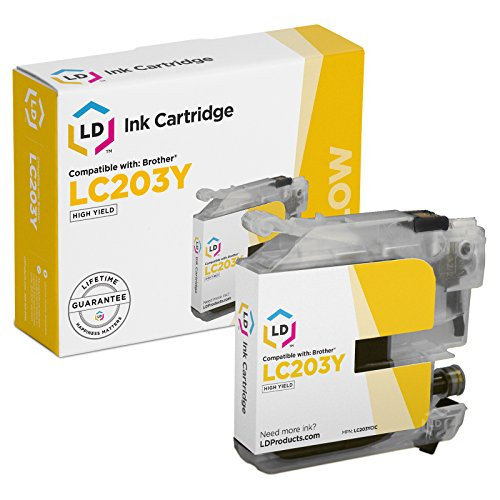LD Compatible Ink Cartridge Replacement for Brother LC203Y High Yield (Yellow) LD Compatible Ink Cartridge Replacement for Brother LC203Y High Yield (Yellow)