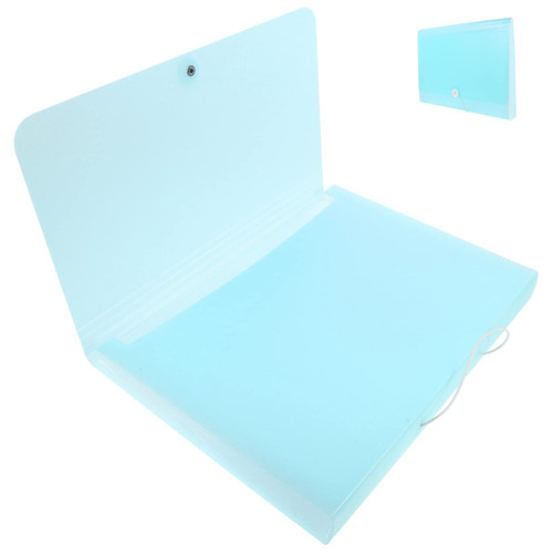 LALAFINA Folder Organ Bag Document Holders Office File Folder Office folders Accordion Folder File Organizer Receipt Folder Accordion File a4 Plastic Multiple Pockets Folder Rack