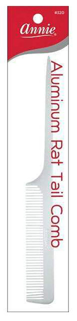 Annie Aluminum Rat Tail Comb 8"
