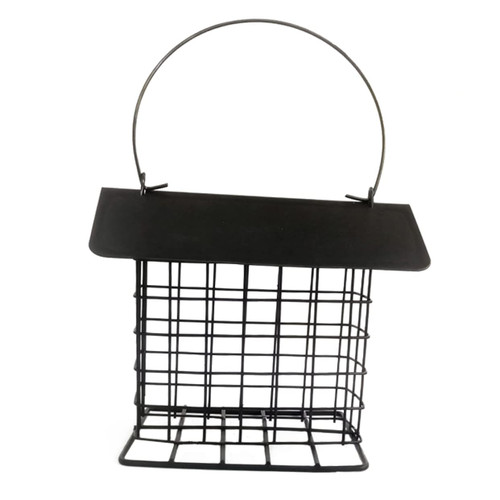 Amosfun 1pc Outdoor Bird Feeder Bird Feeder Dispenser Iron Bird Feeder Hummingbird Feeder Bird Food Basket Garden Bird Feeder Bird Hanging Feeder Pigeon Tray Metal Bird Food Bowl Mesh