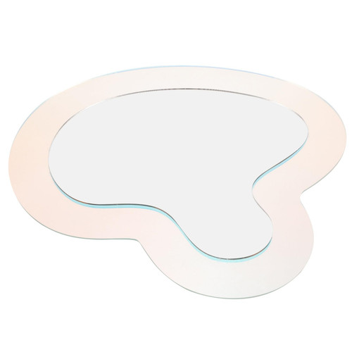 VOSAREA Irregular Asymmetrical Wall Mirror Modern Decorative Mirror Hanging for Living Room Bathroom Entryway