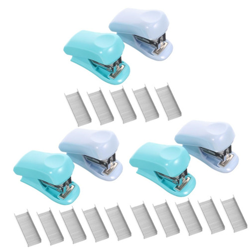 TEHAUX 6 Sets Staples with Staples Paper Stapler Heavy Duty Desk Stapler Small Stapler Handy Stapler Staplers for Desk Heavy Duty Staplers Office Heavy Duty Staple Food Desktop Child Pp