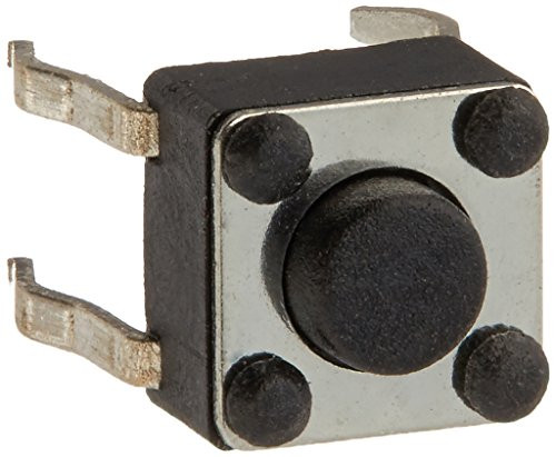 Uxcell Momentary 4 Pin DIP Through Hole Tactile Switch, 4.5 x 4.5 x 3.8mm