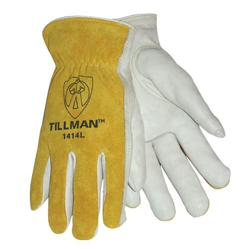Tillman 1414S Top Grain/Split Cowhide Drivers Gloves - SMALL by Tillman