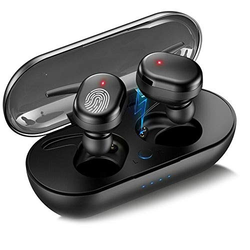 Ztot0p Waterproof Bluetooth 5.3 True Wireless Earbuds, Touch Control,30H Cyclic Playtime TWS Headphones with Charging Case and mic, in-Ear Stereo Earphones Headset B