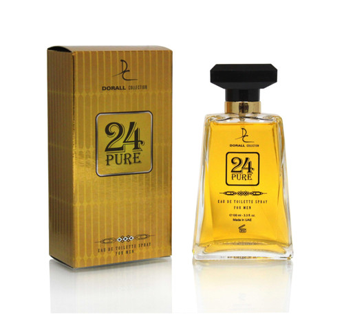 24 PURE BY DORALL COLLECTION COLOGNE FOR MEN 3.3 OZ / 100 ML EAU DE TOILETTE SPRAY