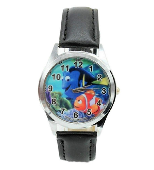 Finding Nemo & Dory Characters Leather Band Wrist Watch
