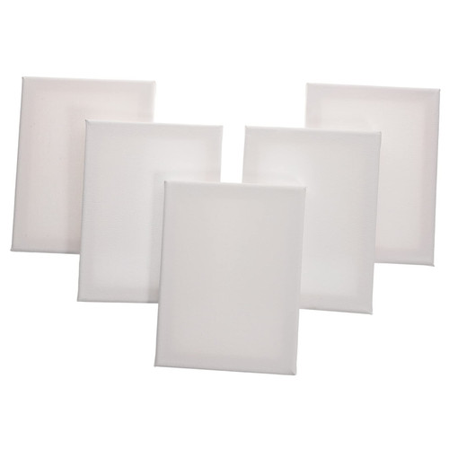 Lurrose 5pcs Blank Canvas Stretched Canvas Canvases for Painting Watercolor Canvas Blank Oil Painting Frame DIY Painting Frame White Oil Paint Canvas for Painting Linen Child to Stretch