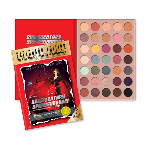 RUDE Rudementary Speyeshadows Vegan Eyeshadow Palette - Paperback Edition