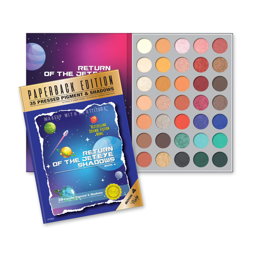 RUDE Return of the Jet Vegan Eyeshadow Palette - Paperback Edition