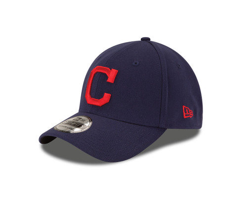 MLB Cleveland Indians Junior Team Classic Road 39Thirty Stretch Fit Cap, Blue, Child/Youth