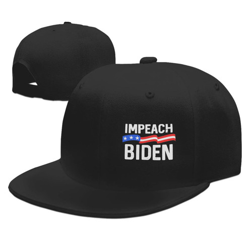 Rqwaaed Impeach Biden Hats for Men and Women Flat Bill Baseball Cap Adult Adjustable Trucker Black Rqwaaed Impeach Biden Hats for Men and Women Flat Bill Baseball Cap Adult Adjustable Trucker Black