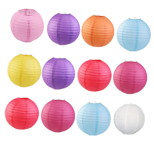 20 Pcs Outdoor Hanging Lights Red Lantern Halloween Lanterns Hanging Lanterns Decorative Lanterns Party Decoration red Chinese Lantern Colorful Chinese Lanterns Solar Light Paper