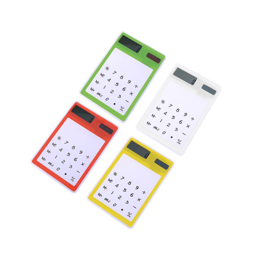 STOBOK 4pcs Students Calculator Transparent Calculator Touch Screen Calculator Portable Calculator Mini Computer