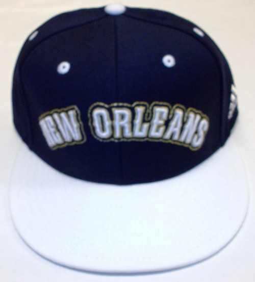 adidas NBA New Orleans Pelicans Flat Bill Fitted Hat - 8 - G125N adidas NBA New Orleans Pelicans Flat Bill Fitted Hat - 8 - G125N