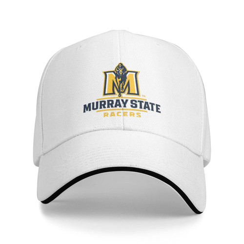 Murray State University Logo Sandwich Cap Unisex Classic Baseball Capunisex Adjustable Casquette Dad Hat White