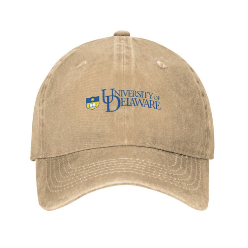 University of Delaware Hat Adjustable Funny Fashion Casquette for Men Women Natural