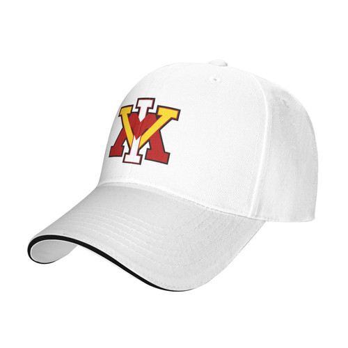 VMI Keydets Sandwich Cap Unisex Classic Baseball Capunisex Adjustable Casquette Dad Hat White