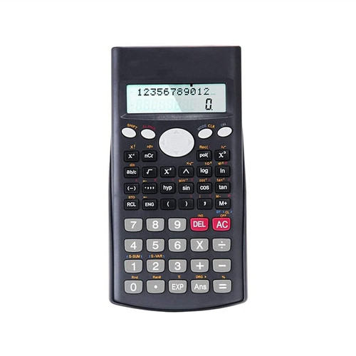 PWV Scientific Calculators Multifunction Scientific Calculator Equation Calculate 12 Digit Large LCD Display Standard Function Handheld Basic Office for Business Office School Calculating