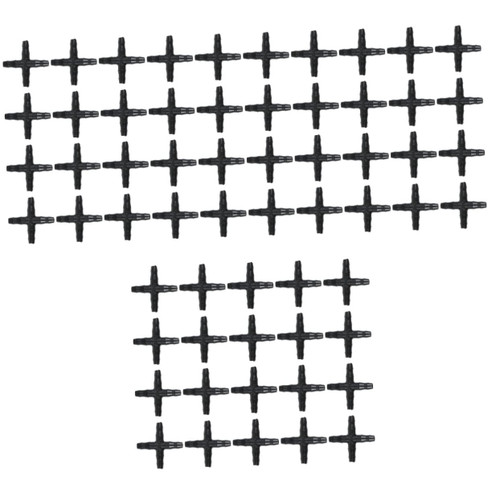 ULTECHNOVO 150 Pcs Lawn Sprinkler Water Sprinkler Drip Irrigation Joint Drip Irrigation Supplies Garden Sprinkler System Irrigation Pipe Fittings Pipe Joint Drip Irrigation Pipe The Cross
