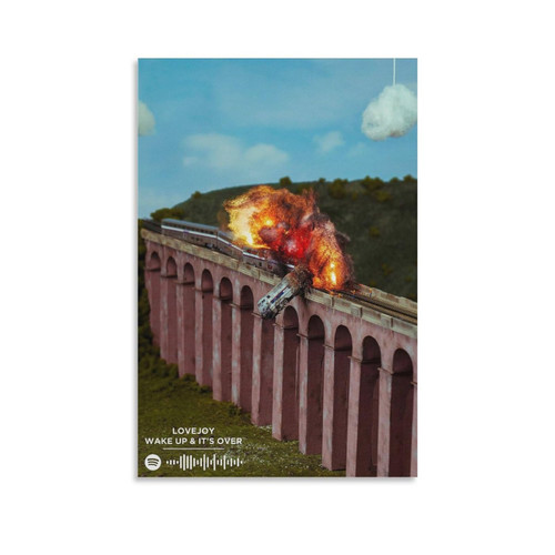 Lovejoy Wake Up It's Over Posters Canvas Poster Bedroom Decoration Landscape Office Valentine's Birthday Gift Unframe-style-112x18inch(30x45cm)