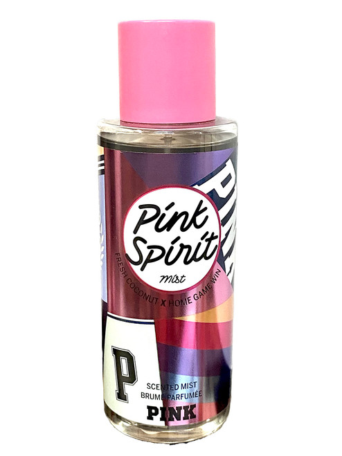 Victoria's Secret Pink Spirit Scented Mist Fresh Coconut x Home Game Win 8.4 Ounce Spray