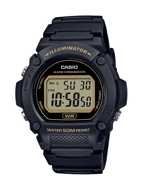 Casio Men's Quartz Sport Watch with Resin Strap, Other, 15 (Model: W219H-1A2V), Black Casio Men's Quartz Sport Watch with Resin Strap, Other, 15 (Model: W219H-1A2V), Black