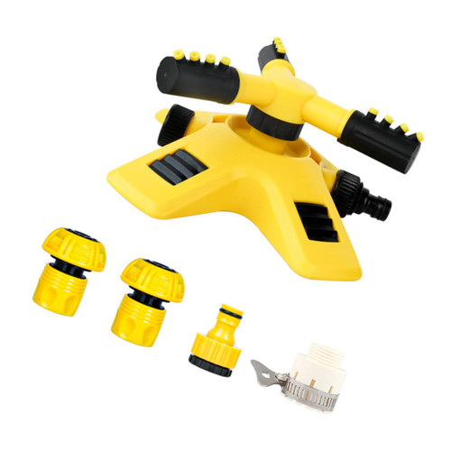 Yardwe 1 Set Sprinklers Plant Sprinkler System Irrigation Tool Flower Tractor Sprinkler Garden Sprinkler Decorating Nozzles Gardening Automatic Plastic to Rotate Sprayer Garden Supplies