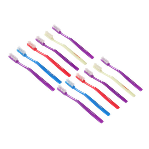 NIYANGLE 24 Pcs Toothbrush Bulk Eco Friendly Toothbrush Tooth Brush Tongue Toothbrush Extra Hard Toothbrush Cleaning Tooth Toothbrush Firm Toothbrushes for Adults Child Stick