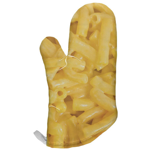 Old Glory Mac and Cheese All Over Oven Mitt Multi Standard One Size