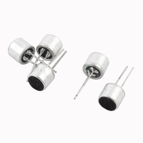 uxcell Electret Microphone Inserts 6050 PCB Pins Condenser Electronic Components 5pcs