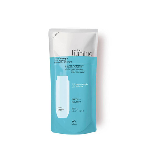 Natura - Linha Lumina (Cabelos Lisos) - Shampoo Purificante (Refil) 300 Ml - (Natura - Lumina (Straight Hair) Collection - Purifying Shampoo (Refill) 10.14 Fl Oz) Natura - Linha Lumina (Cabelos Lisos) - Shampoo Purificante (Refil) 300 Ml - (Natura - Lumina (Straight Hair) Collection - Purifying Shampoo (Refill) 10.14 Fl Oz)