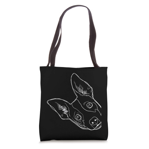 Funny Dog Rat Terrier Tote Bag Funny Dog Rat Terrier Tote Bag