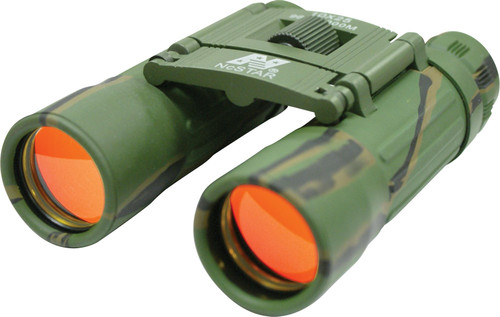 NcStar 10X25 DCF Camo Binoculars/Ruby Lens (BDC1025R)