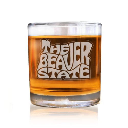 American Sign Letters Oregon The Beaver State Whiskey Glass - State Of Oregon Whiskey Glass, Oregon Gift, Oregon Glass American Sign Letters Oregon The Beaver State Whiskey Glass - State Of Oregon Whiskey Glass, Oregon Gift, Oregon Glass