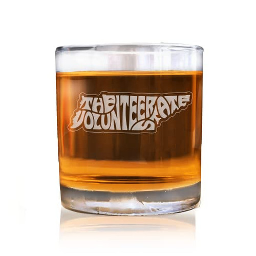 American Sign Letters Tennessee The Volunteer State Whiskey Glass - State Of Tennessee Whiskey Glass, Tennessee Gift, Tennessee Glass American Sign Letters Tennessee The Volunteer State Whiskey Glass - State Of Tennessee Whiskey Glass, Tennessee Gift, Tennessee Glass