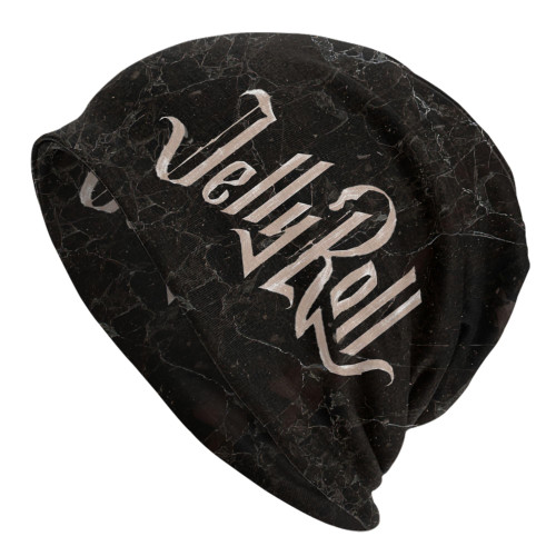 YEACITY Jelly Music Roll Beanie Hat Adult Skull Cap Warm Slouchy Knit Hat Headwear Head Wrap Cap for Men Women Black YEACITY Jelly Music Roll Beanie Hat Adult Skull Cap Warm Slouchy Knit Hat Headwear Head Wrap Cap for Men Women Black