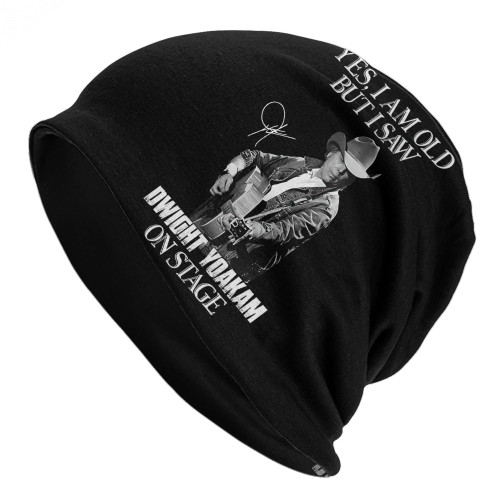 SUNSHARD Dwight Singer Yoakam Unisex Beanie Hat Skull Cap Warm Soft Knit Hat Headwear Head Wrap Cap for Men Women Black SUNSHARD Dwight Singer Yoakam Unisex Beanie Hat Skull Cap Warm Soft Knit Hat Headwear Head Wrap Cap for Men Women Black