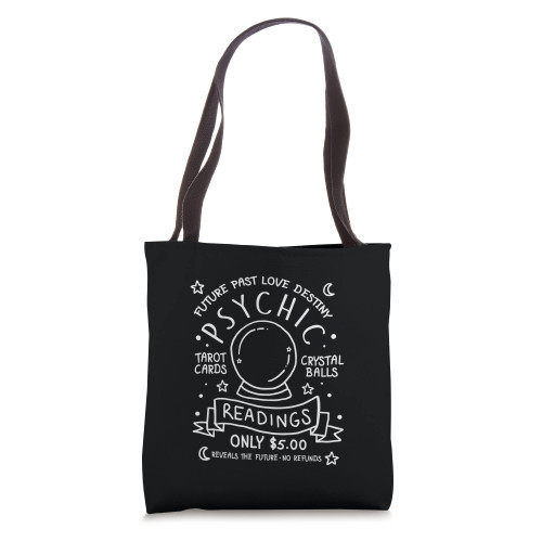 Future & Past Love Tarot Crystal Balls Reader Fortune Teller Tote Bag