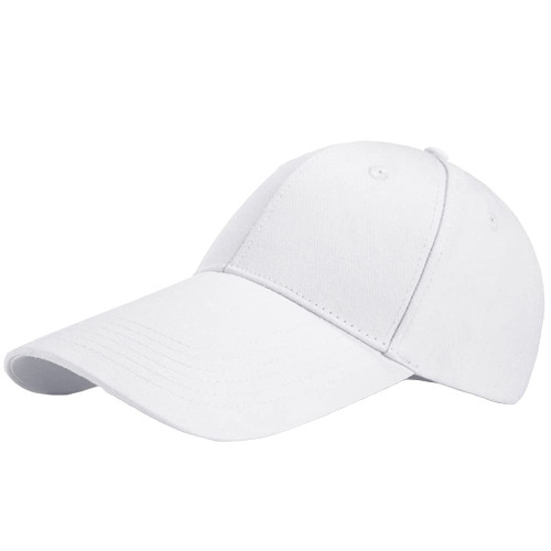 LOCOMO Men Women Super Extra Long Bill Fishing Hat Trucker Snapback Baseball Brim Sun Cap, White Ffh466