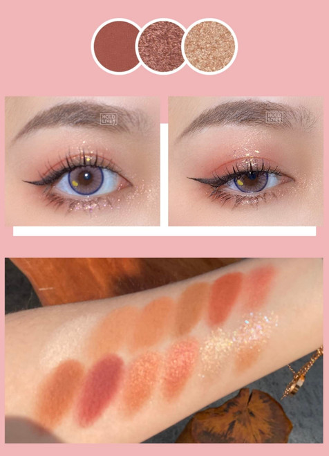 HOLDLIVE Afternoon Garden Eyeshadow Palette (#102 Peach Nude Pink)