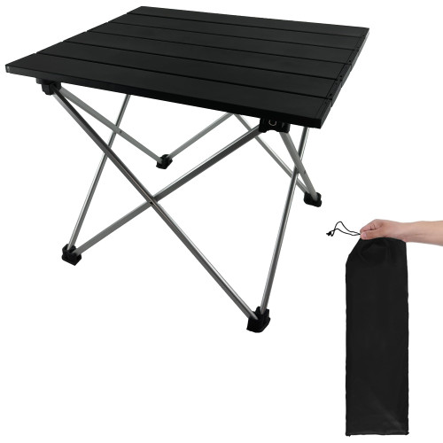 Tokenkuko Folding Camping Table,Foldable Side Table,Ultralight Aluminum Folding Beach Table,Tent Table,Fold Up Camping Tables with Carry Bag for Outdoor Camping Hiking Picnic Backpacking Cooking BBQ