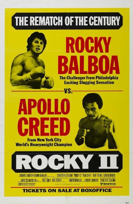 Rocky 2 Poster Movie 11x17 Sylvester Stallone Talia Shire Burt Young Burgess Meredith