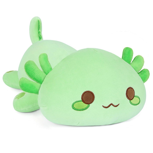 Onsoyours Cute Axolotl Plushie, Soft Stuffed Animal Salamander Plush Pillow, Kawaii Plush Toy for Kids (Grreen Axolotl, 13") Onsoyours Cute Axolotl Plushie, Soft Stuffed Animal Salamander Plush Pillow, Kawaii Plush Toy for Kids (Grreen Axolotl, 13")
