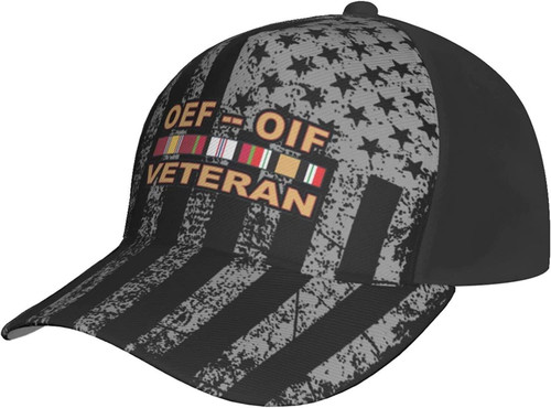 NOFAUS Operations Enduring Freedom (OEF) and Iraqi Freedom (OIF) Veteran Trucker for Men - Baseball Snapback Cap NOFAUS Operations Enduring Freedom (OEF) and Iraqi Freedom (OIF) Veteran Trucker for Men - Baseball Snapback Cap