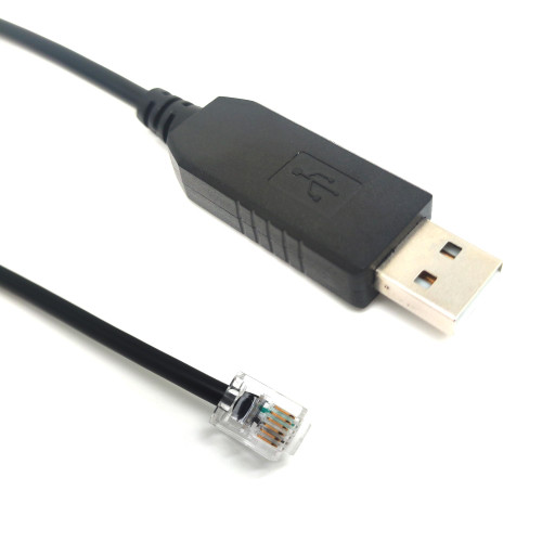 NITOMTYU USB RS232 to RJ11 RJ12 for Keyence PLC to PC Communication Cable Programming Cable Download Cable 6P6C with FTDI Chip