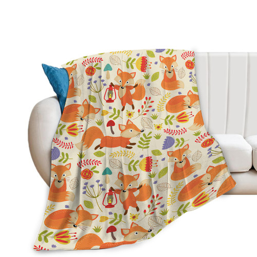 Fox Blanket for Girls Woman Fox Throw Blanket for Man Soft Plush Cozy Warm Cute Fox Bedroom Decor Flannel Blanket Gifts for Kids Adults Couch Sofa 50"X40" Fox Blanket for Girls Woman Fox Throw Blanket for Man Soft Plush Cozy Warm Cute Fox Bedroom Decor Flannel Blanket Gifts for Kids Adults Couch Sofa 50"X40"