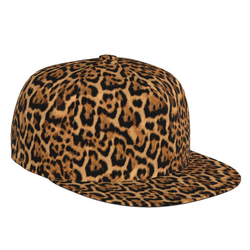 Funny Jaguar Print Adjustable Snapback Hat for Men and Women Sun Cap, Hip Hop Cap Baseball Cap Flat Bill Brim Hat