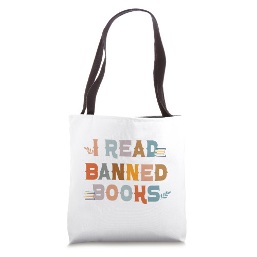 Retro Vintage Ban I Read Banned Books Reader Read Books Tote Bag