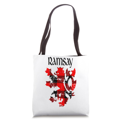 Clan Ramsay Tartan Scottish Family Name Scotland Pride Tote Bag